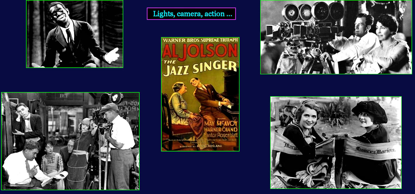 Al Jolson, blackface and talkies, 1920s
